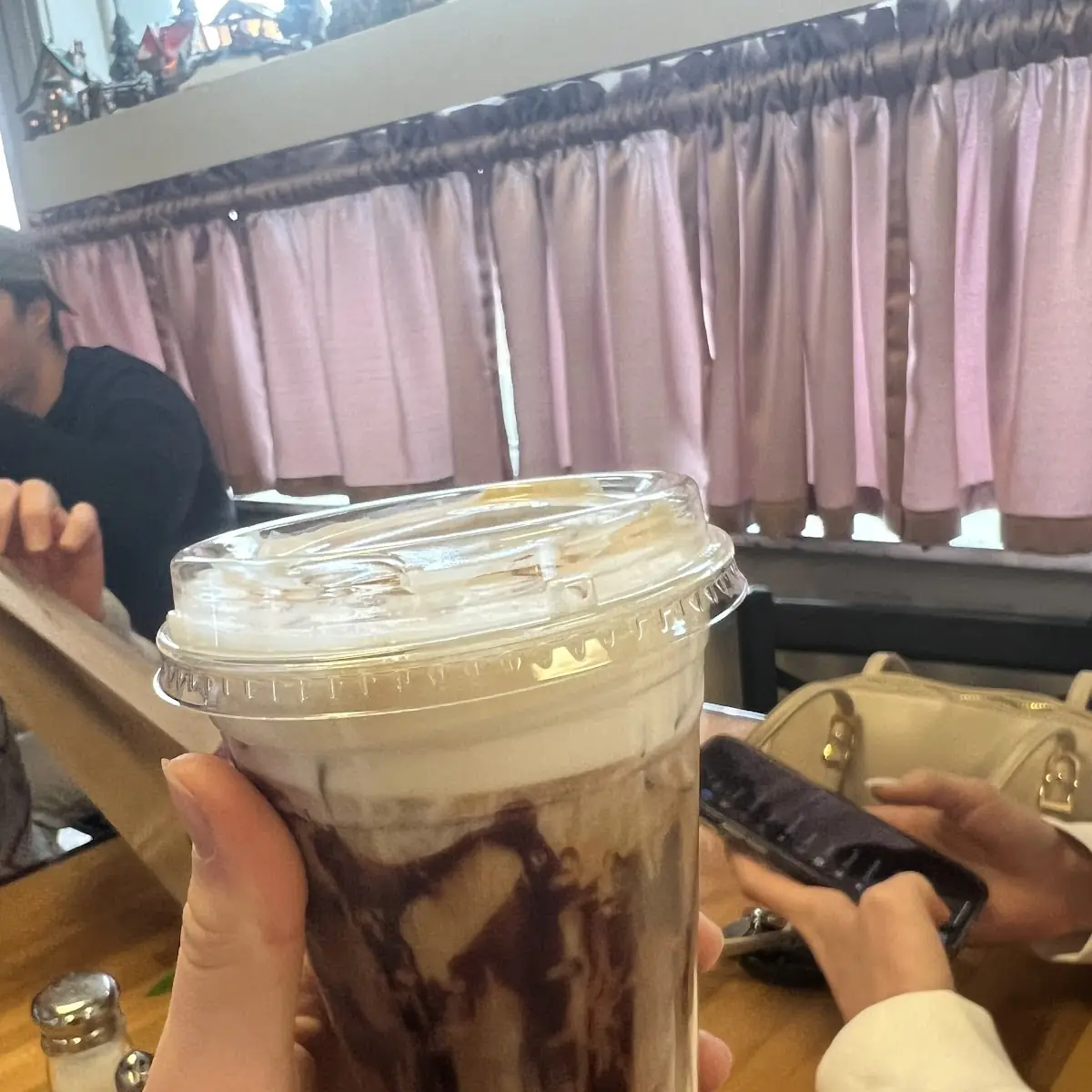 Raspberry Iced Latte