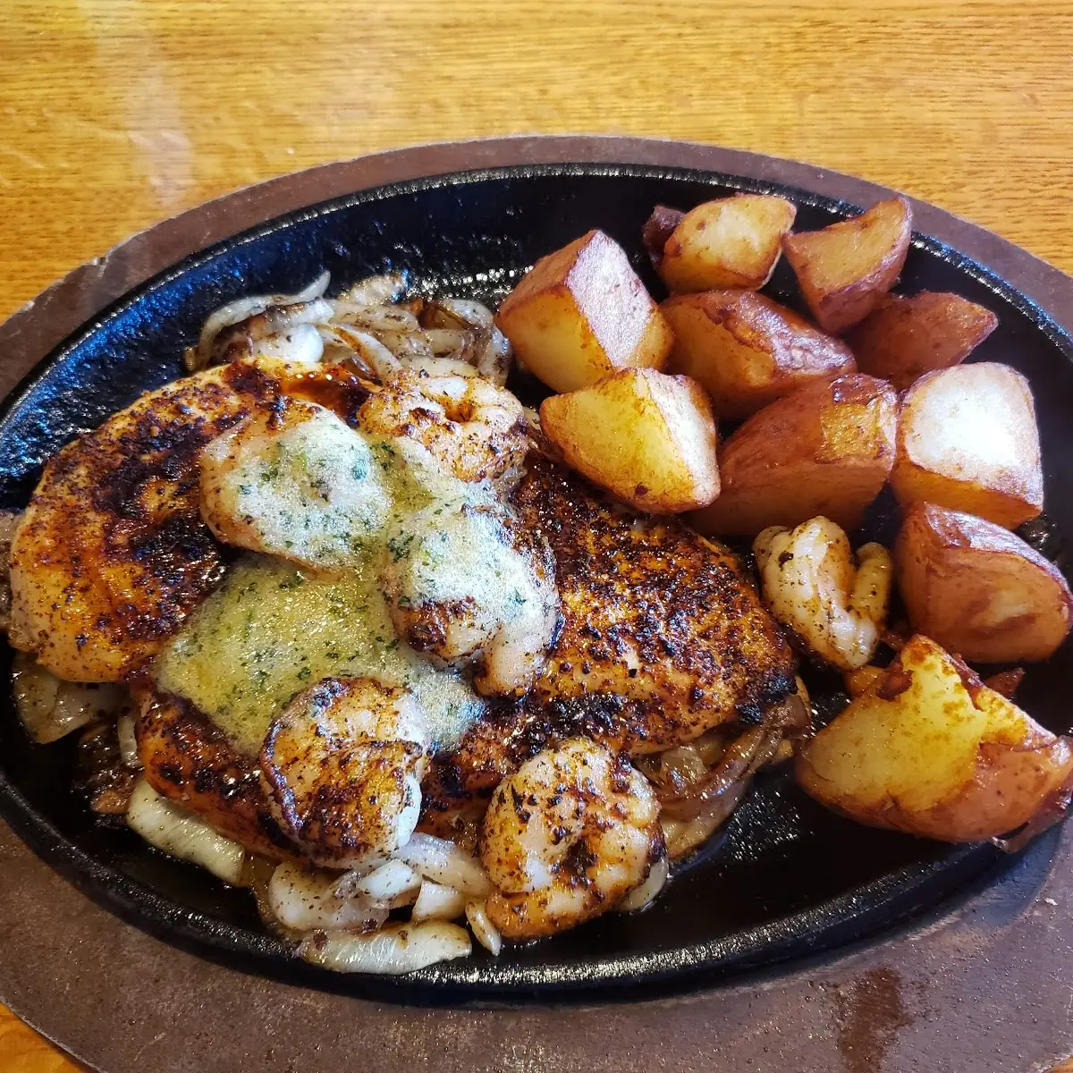 Shrimp 'N Parmesan Sirloin