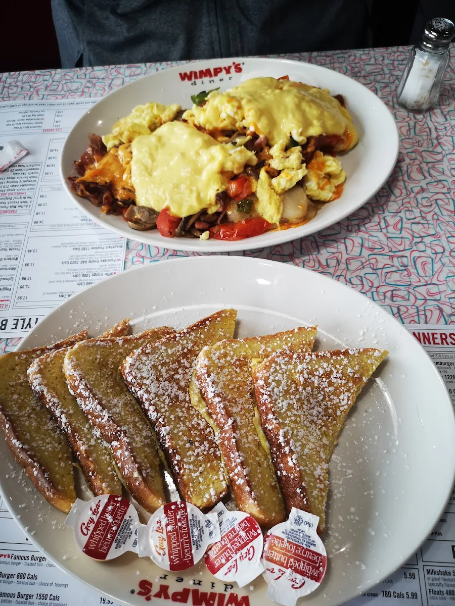 French Toast and Western Omelette, Wimpy's Diner Chatham
