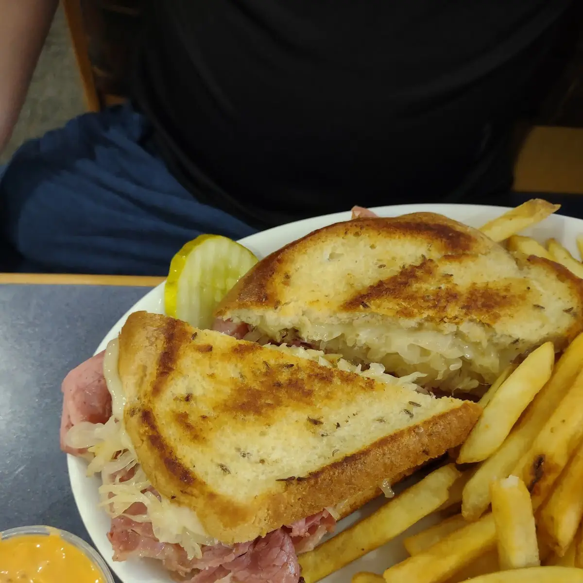 Corned Beef Reuben with Fries