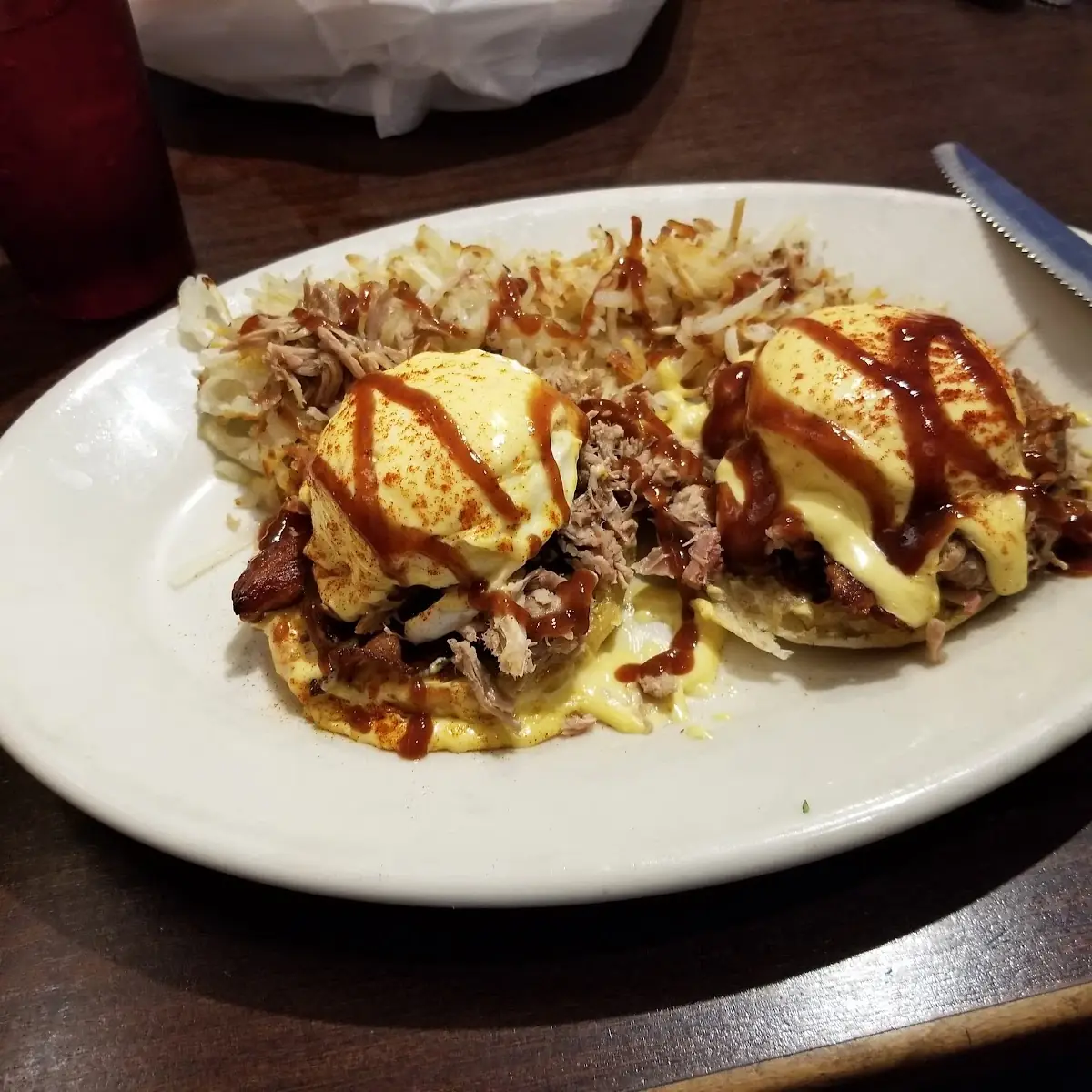 Pulled Pork Eggs Benedict