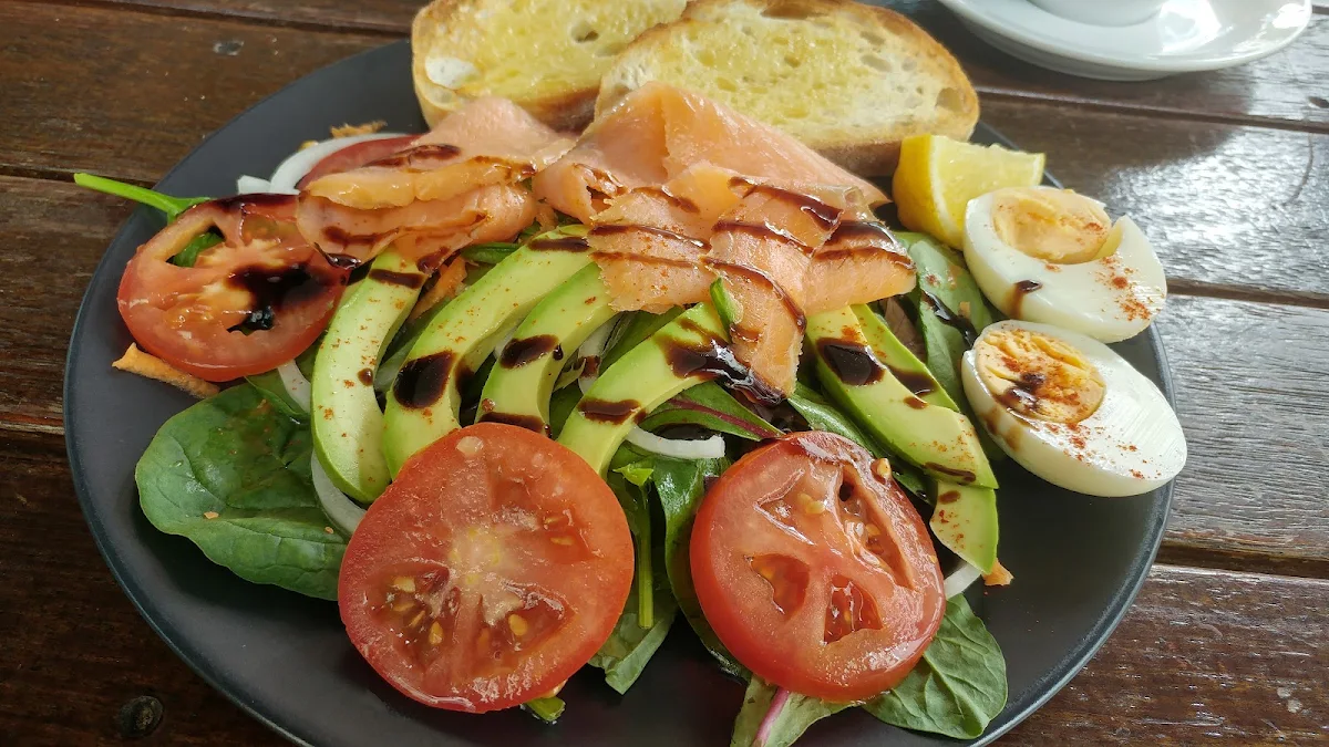 Smoked Salmon on Sourdough, Lot 1 Coffee