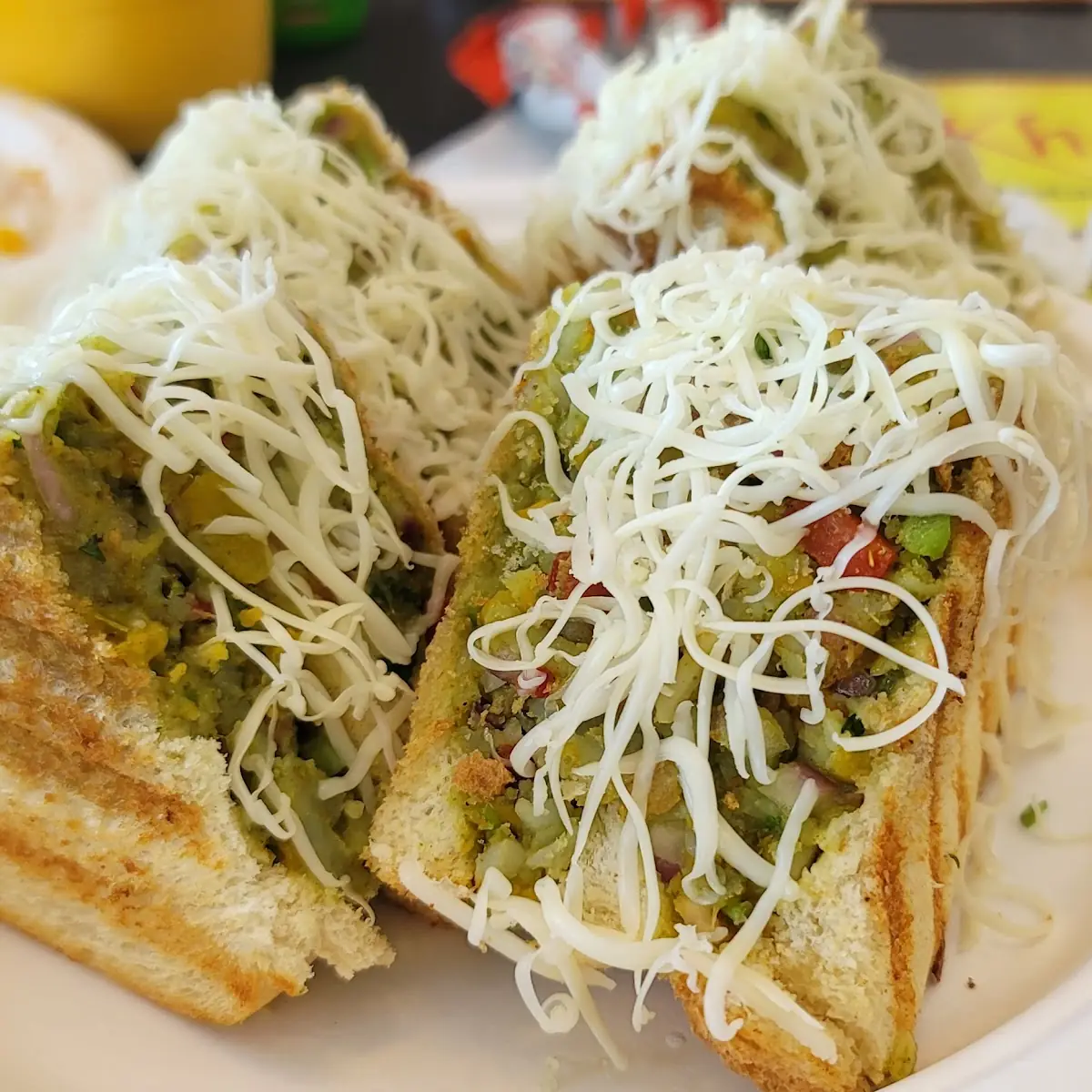Cheese Masala Pav Bhaji