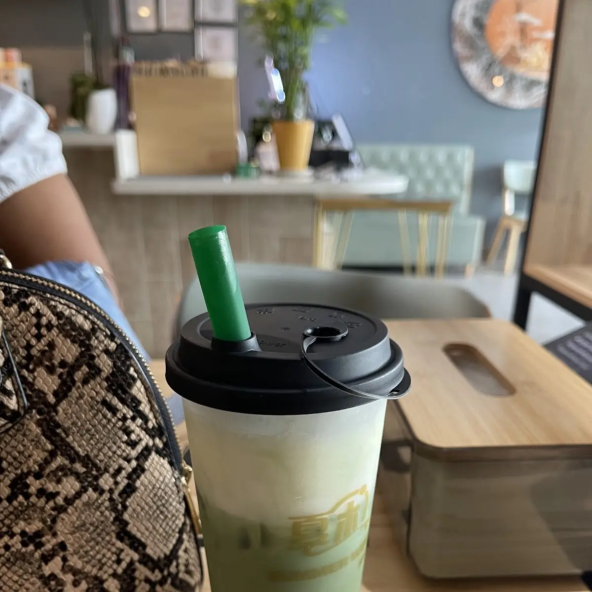Cake Cream Matcha Milk Tea