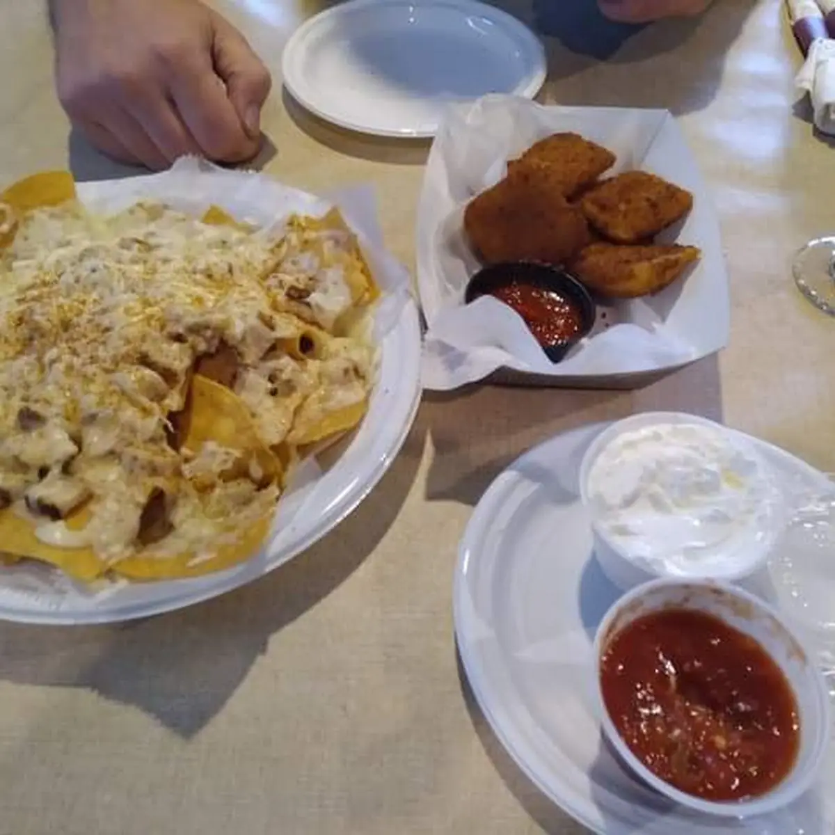 Smothered Nachos and Broccoli Cheese Bites