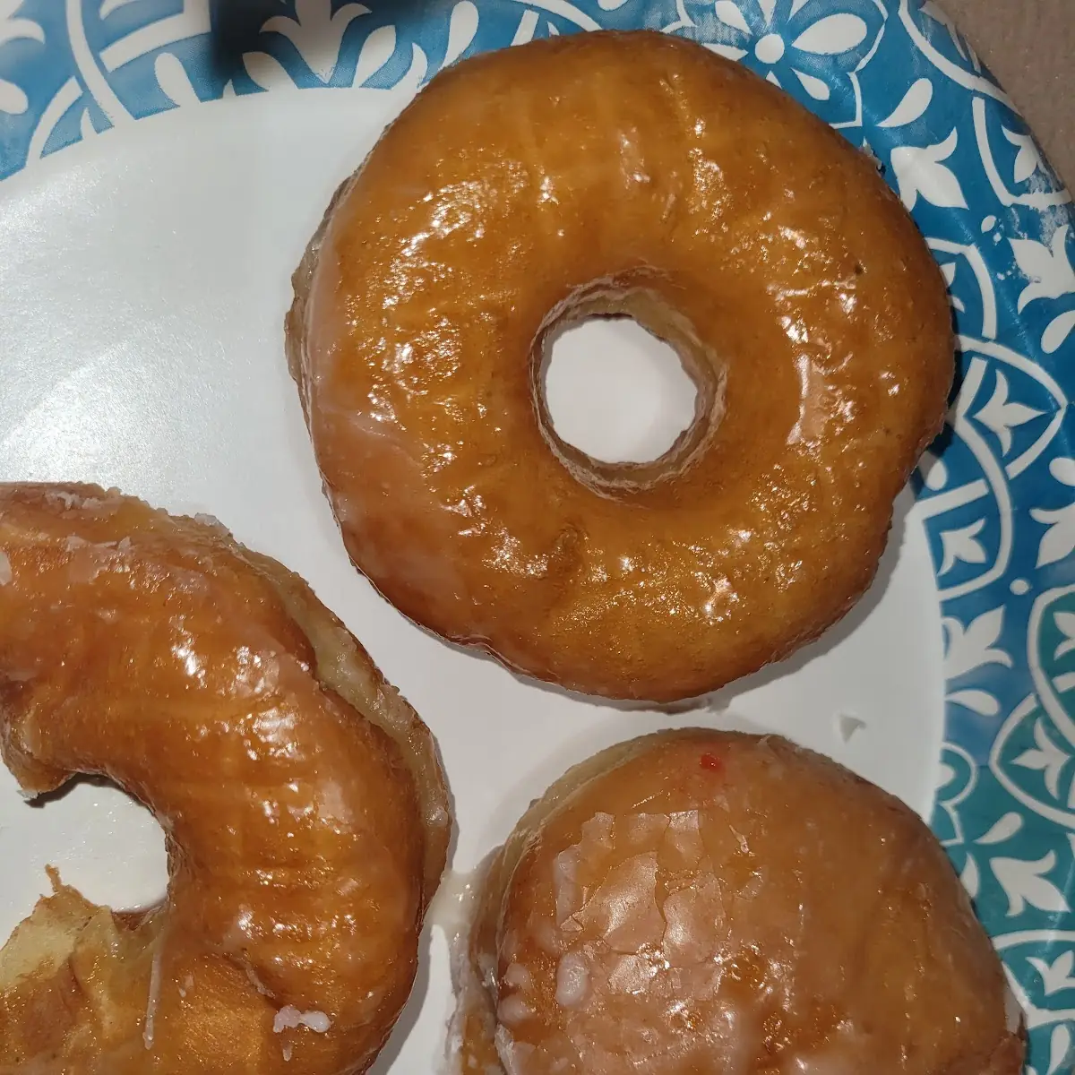 Glazed and Cream Donuts