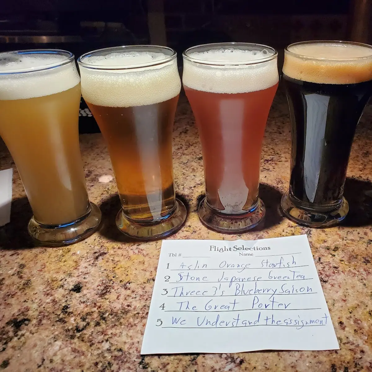 Beer Flight