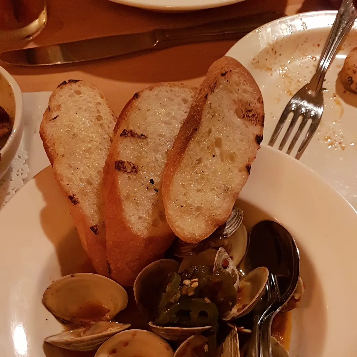 Drunken Clams on Fire