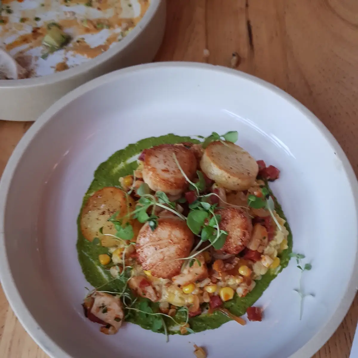 Seared Diver Scallops