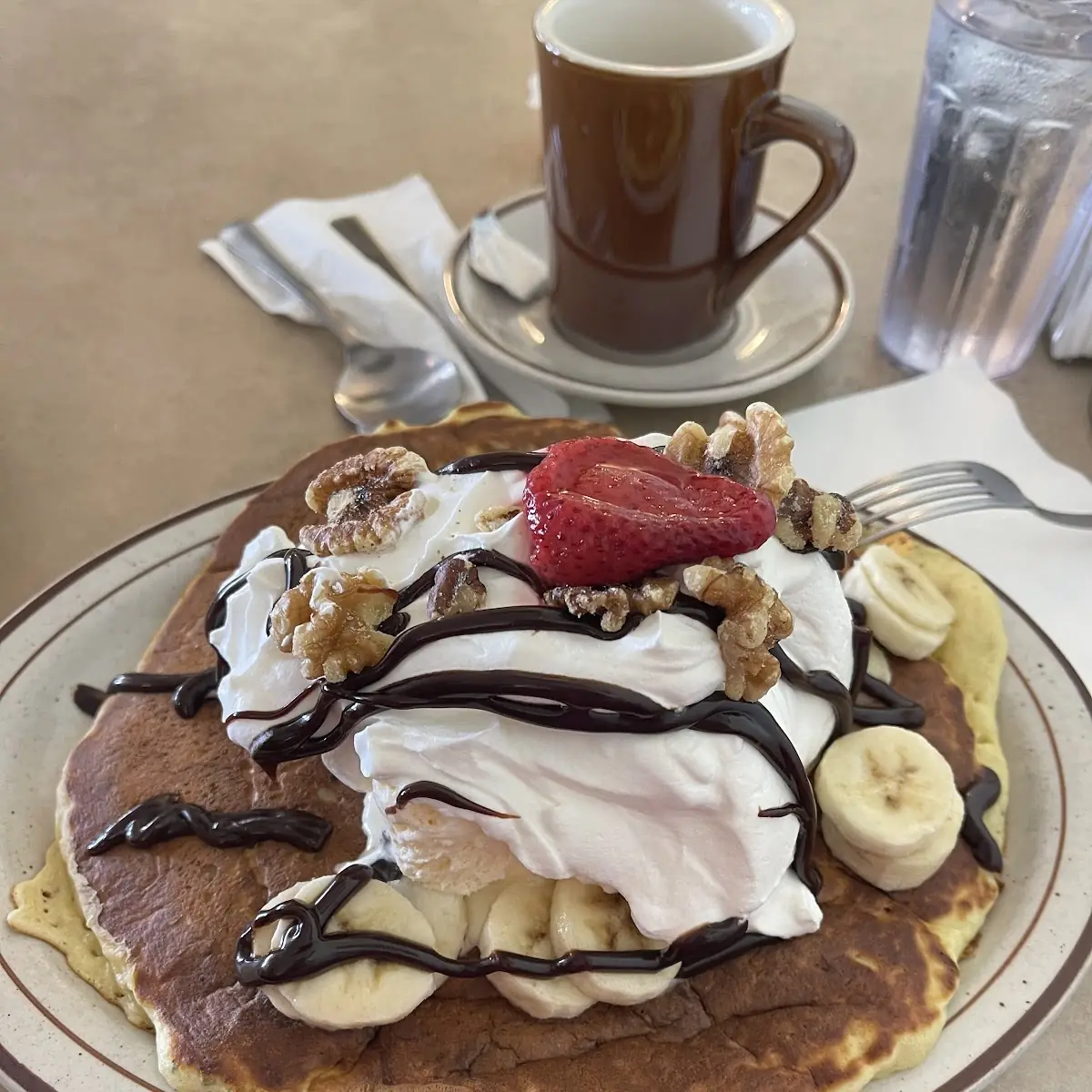 Banana Split Pancakes