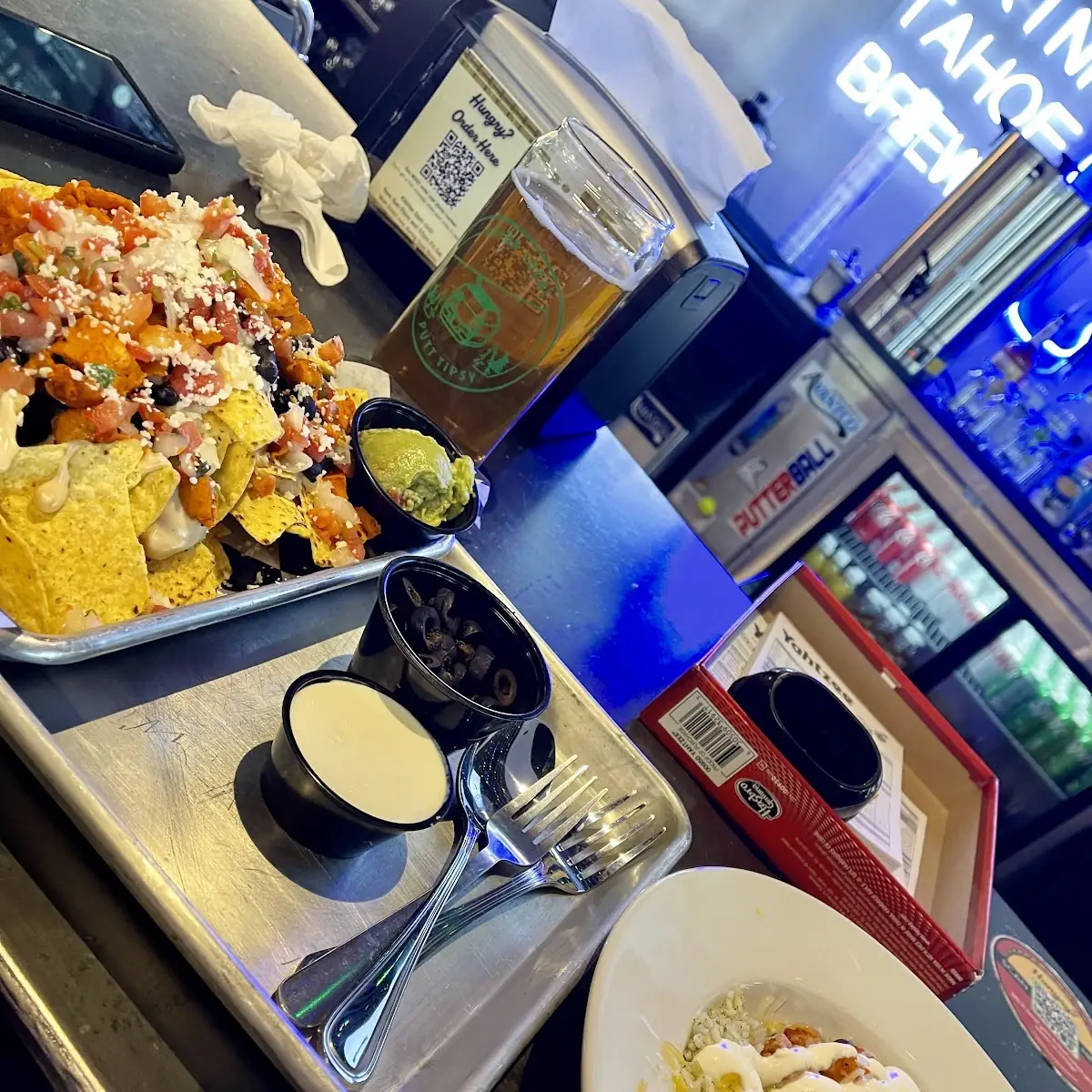 Chicken Nachos and Chicken Bowl
