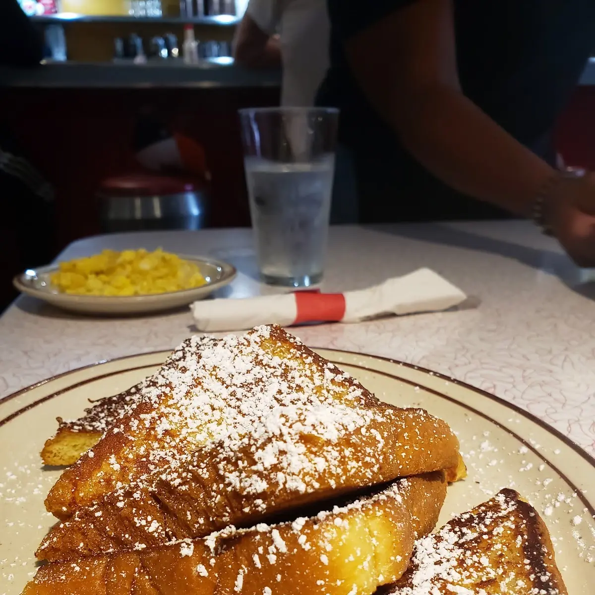Frenchtoast and Two Eggs Any Style