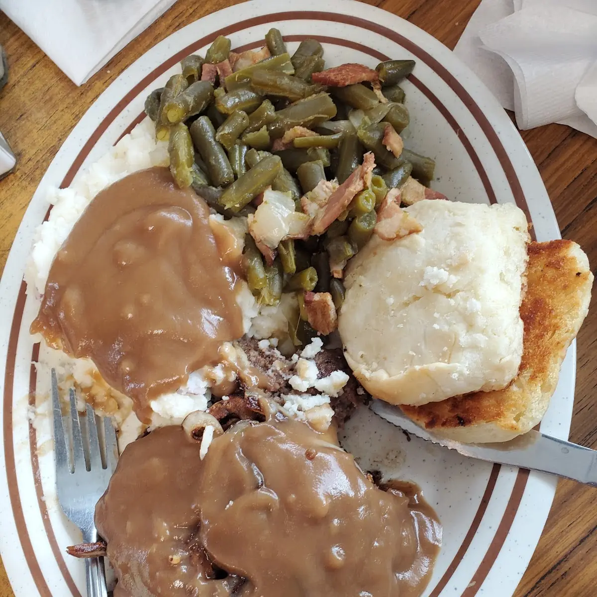 Hamburger Steak Dinner