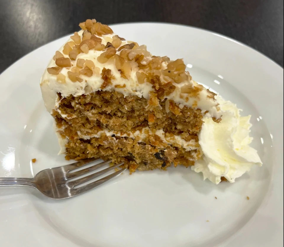 Pineapple Carrot Cake, Cream n Sugar Cafe and Bistro