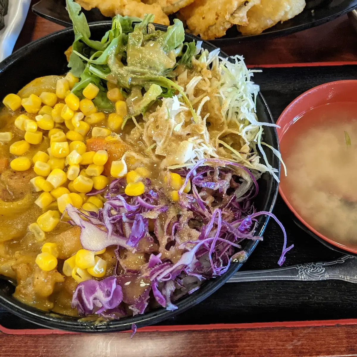 Chicken Curry Donburi and Rice