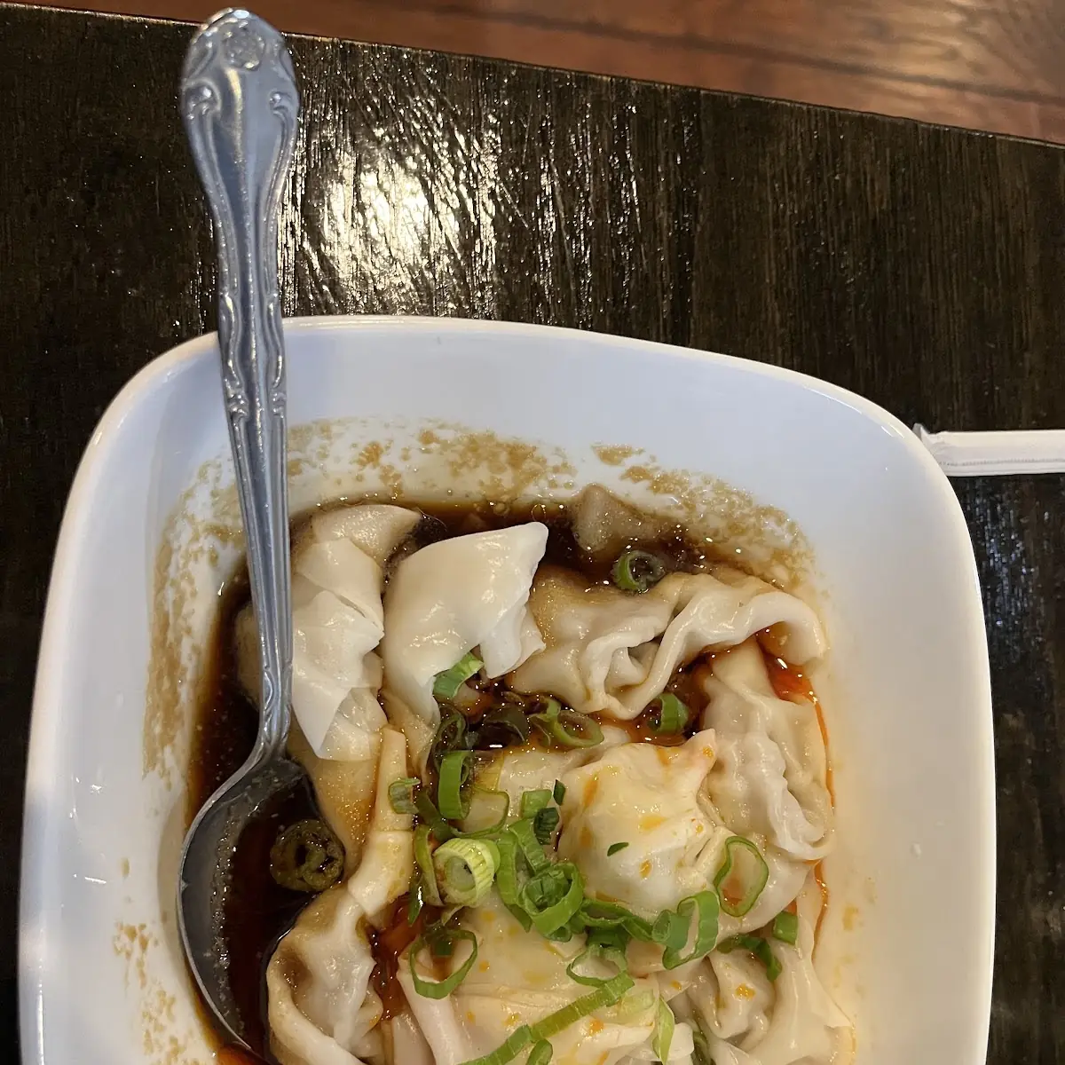Dumplings in Chili Sauce