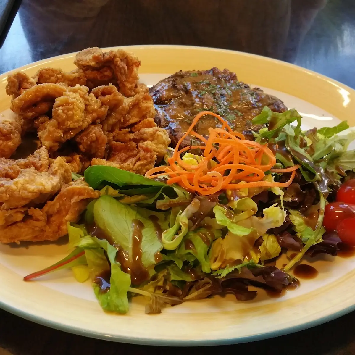 Asian BBQ Pork Ribs Combo with Hawaiian Chili Peppa Chicken