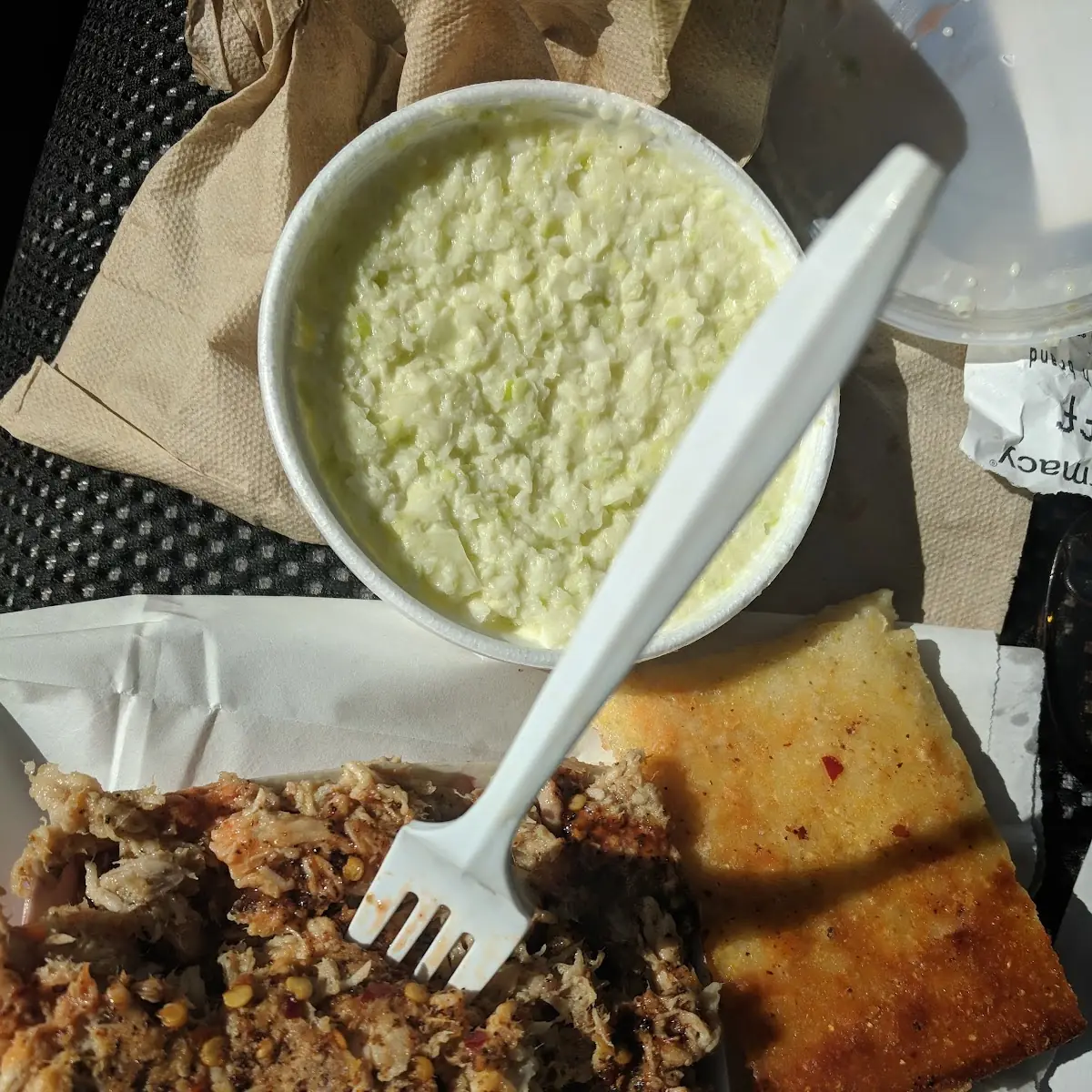 BBQ Coleslaw Cornbread
