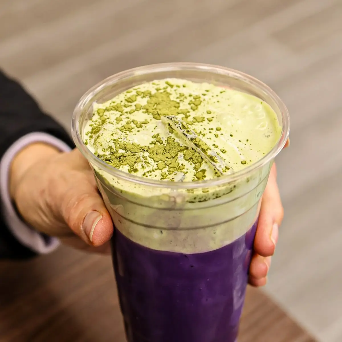 Ube Matcha Latte