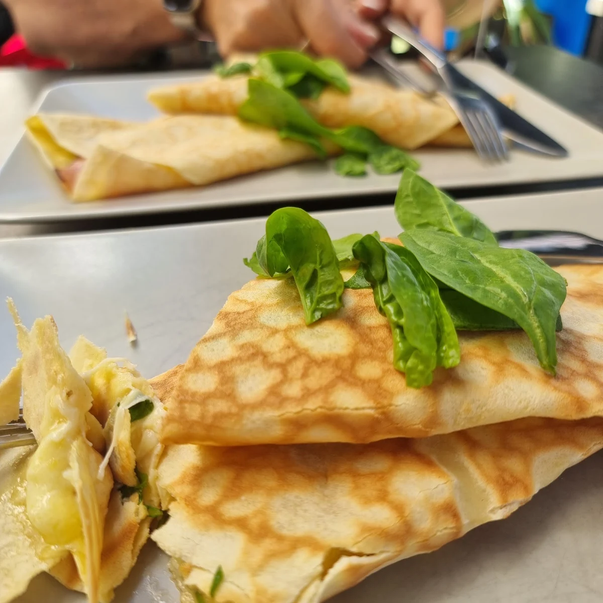 Chicken Dijon Crepe