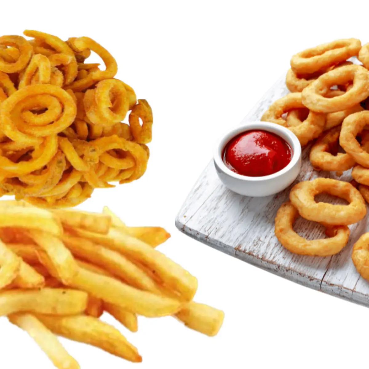 Curly Fries or Onion Rings