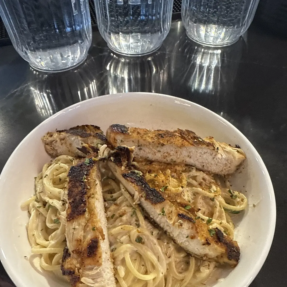 Black Chicken Alfredo