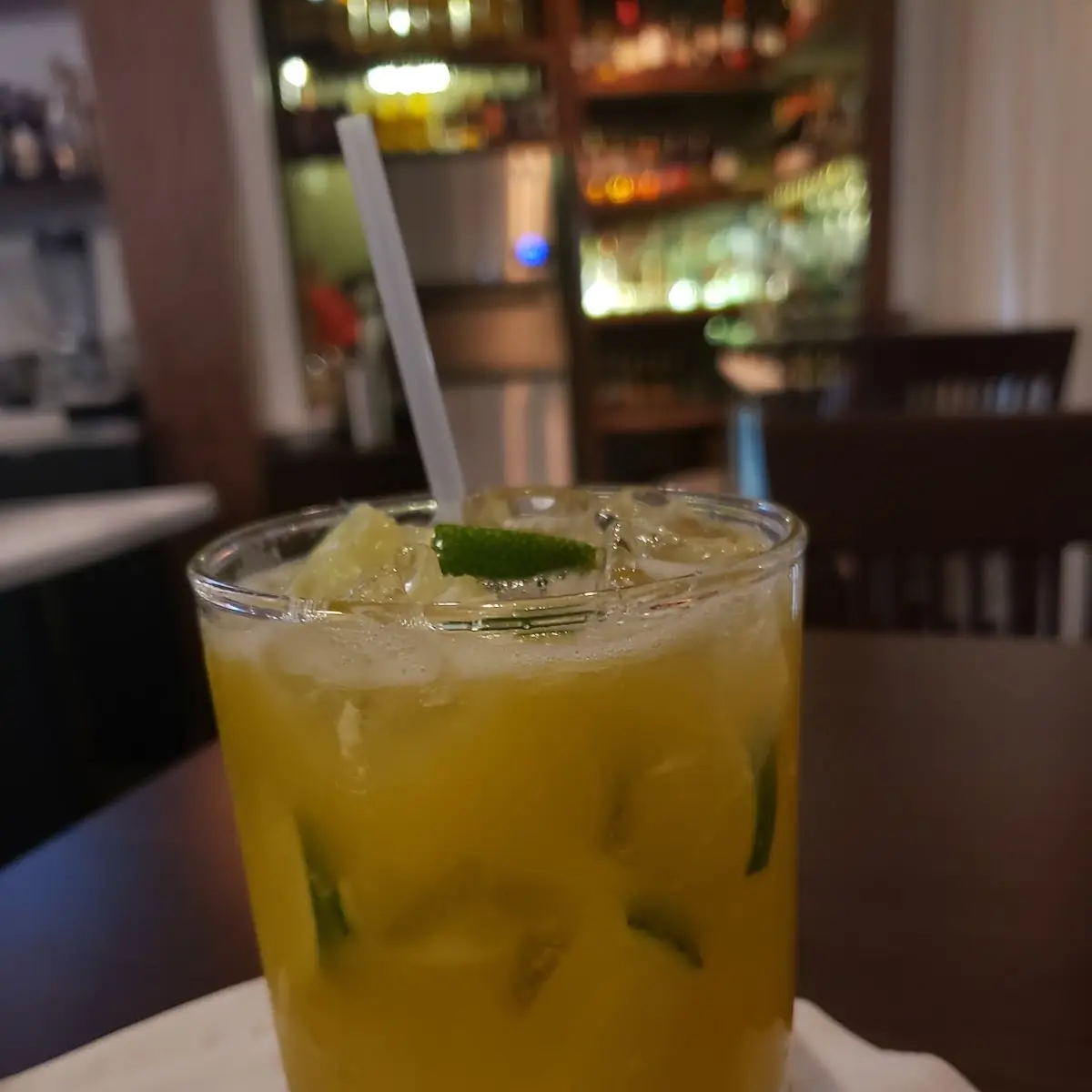 Passion Fruit Caipirinha