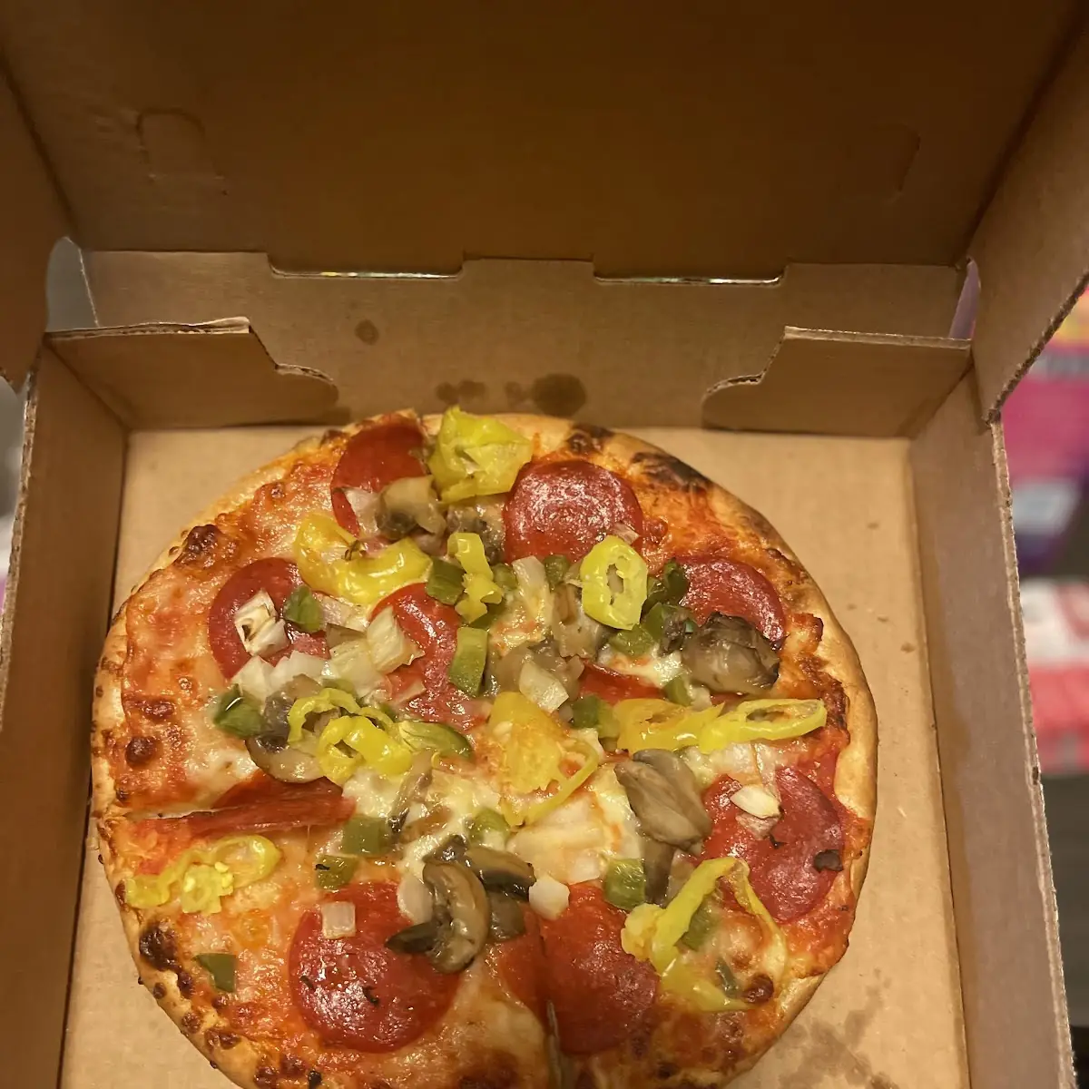 Veggie Pizza Added Pepperoni