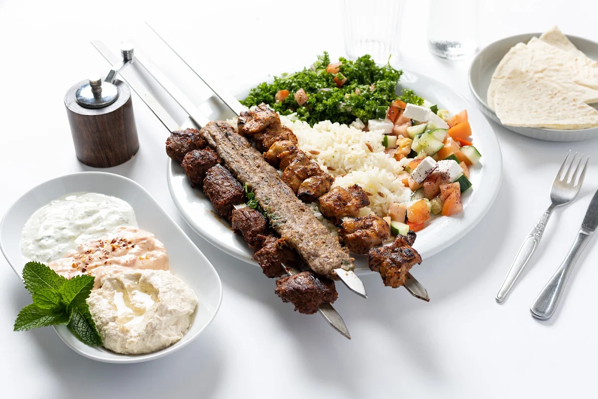 Lamb Shish Main, Alev Alev Turkish Kitchen
