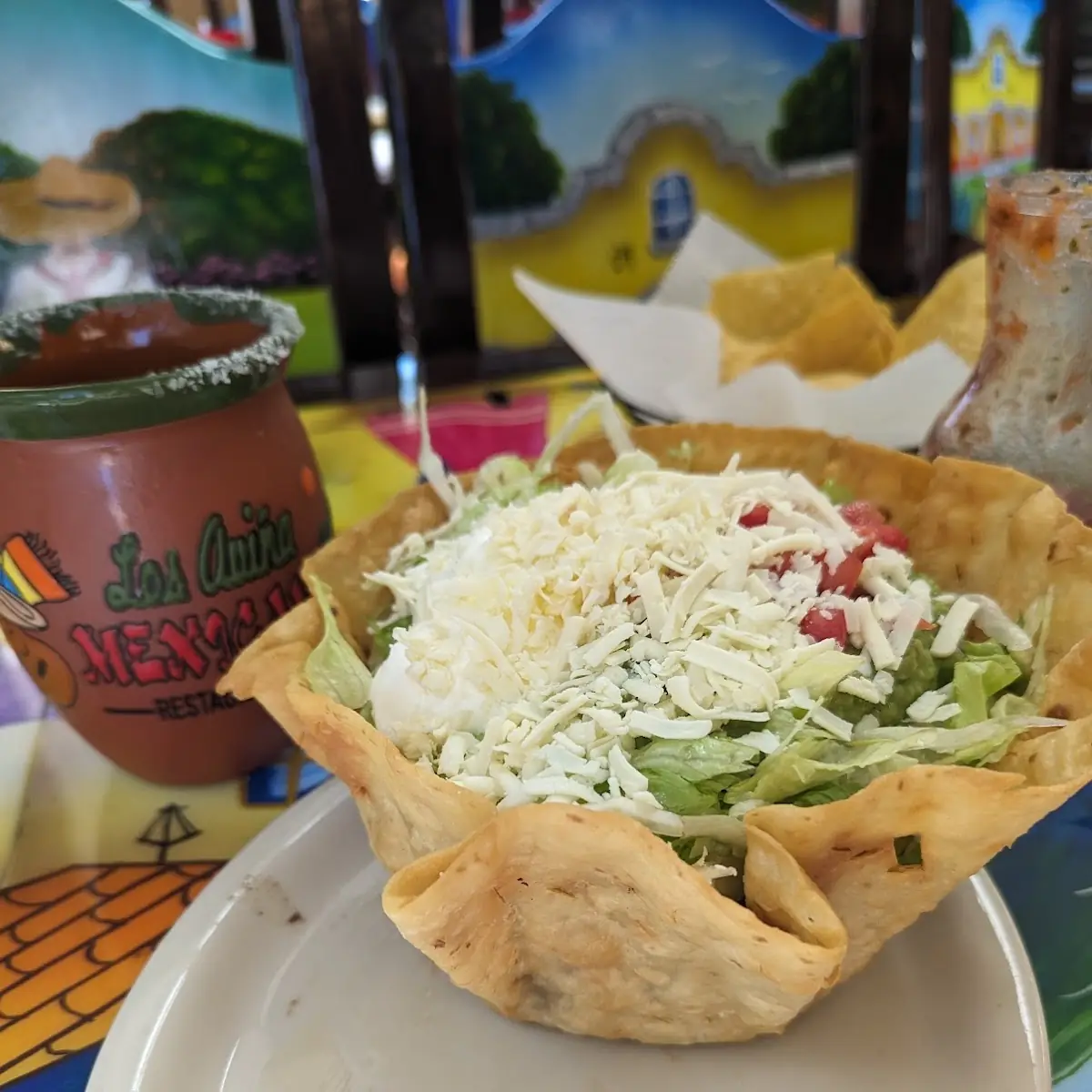 Taco Salad & Margarita