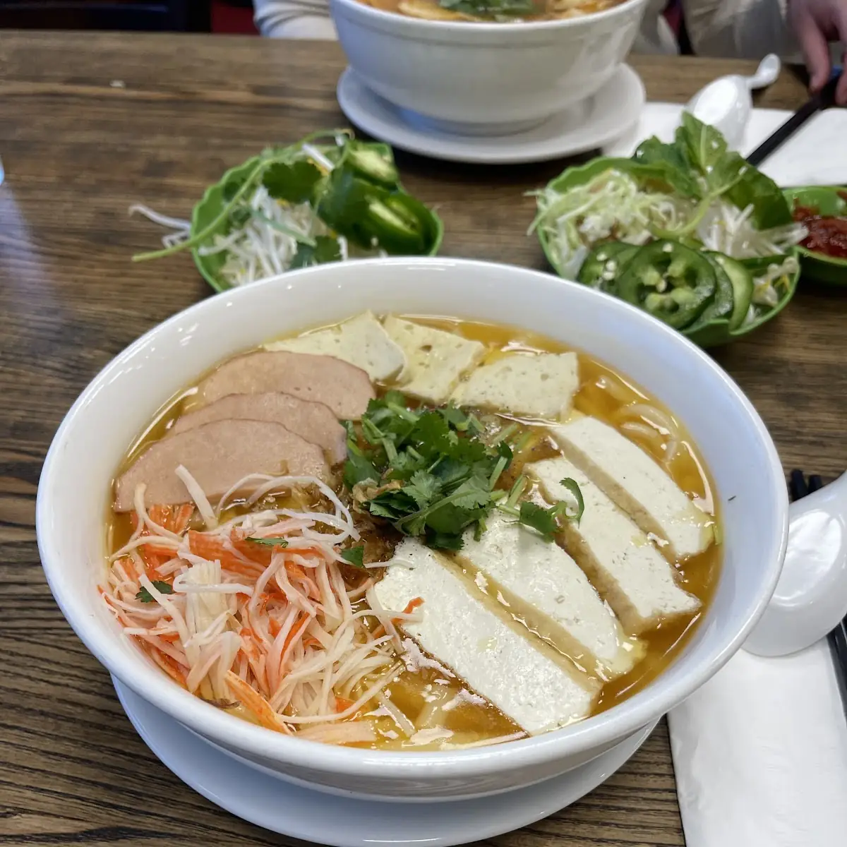 Tofu Dumplingvermicelli Soup - Bún Riêu