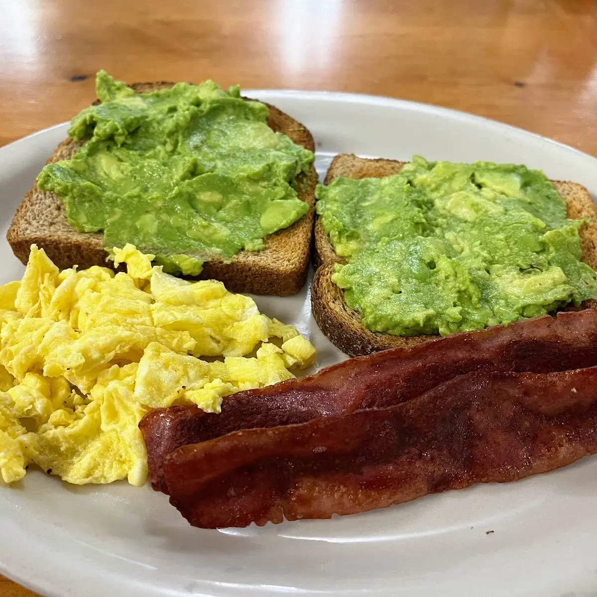 Avocado Toast with Turkey Bacon