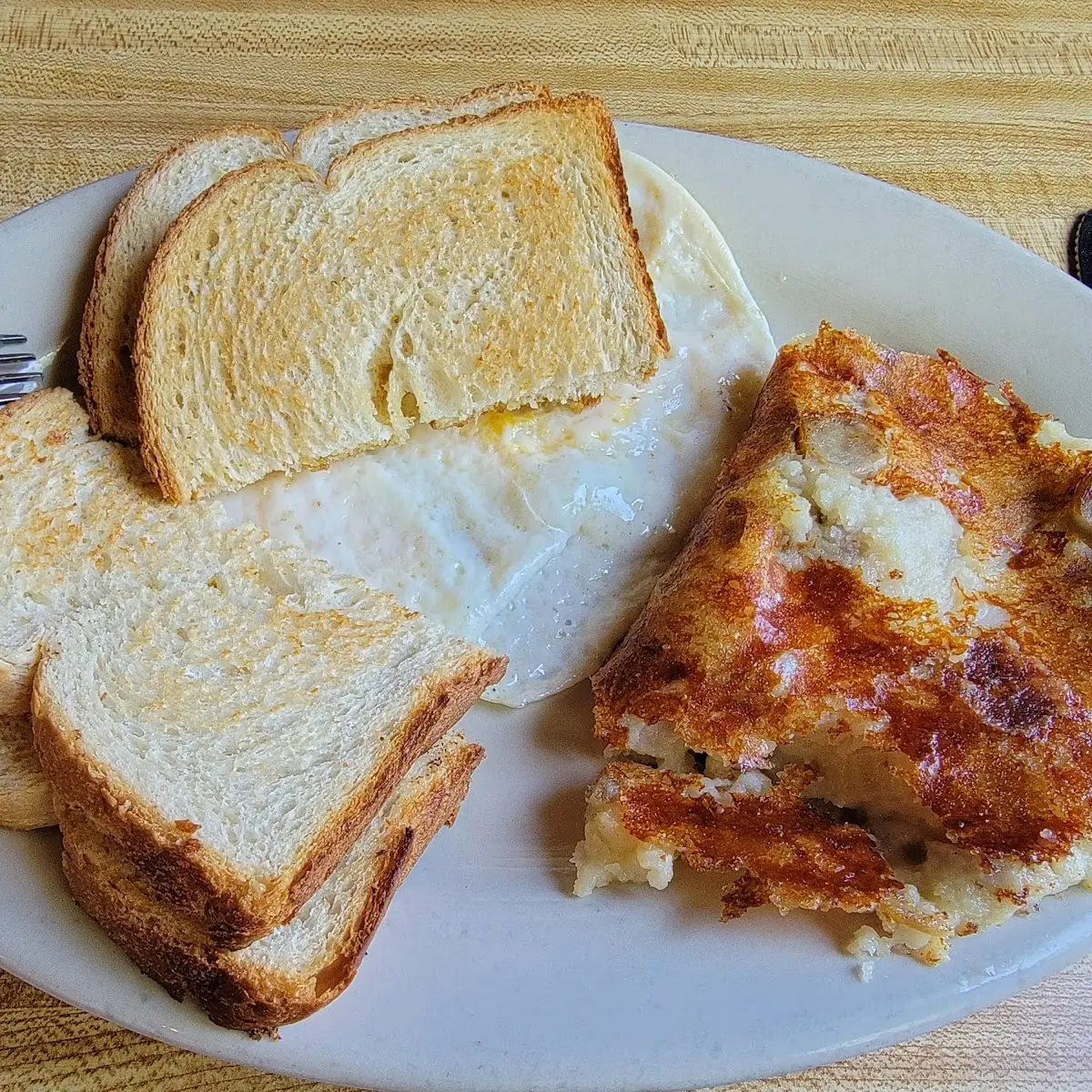 Sausage Cheddar Potato Cake