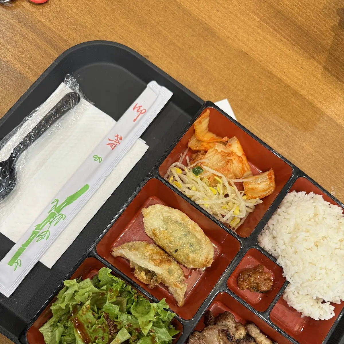 삼겹살 도시락 pork belly lunch box
