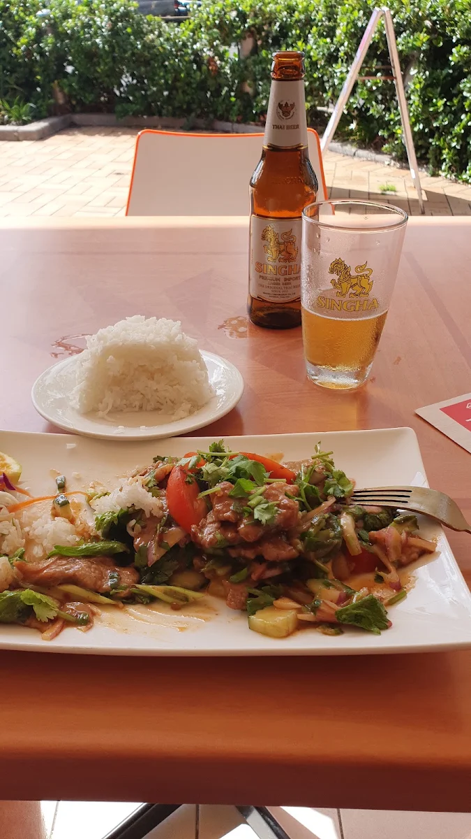 Chilli Coriander Beef Salad, Thai Diamond Restaurant
