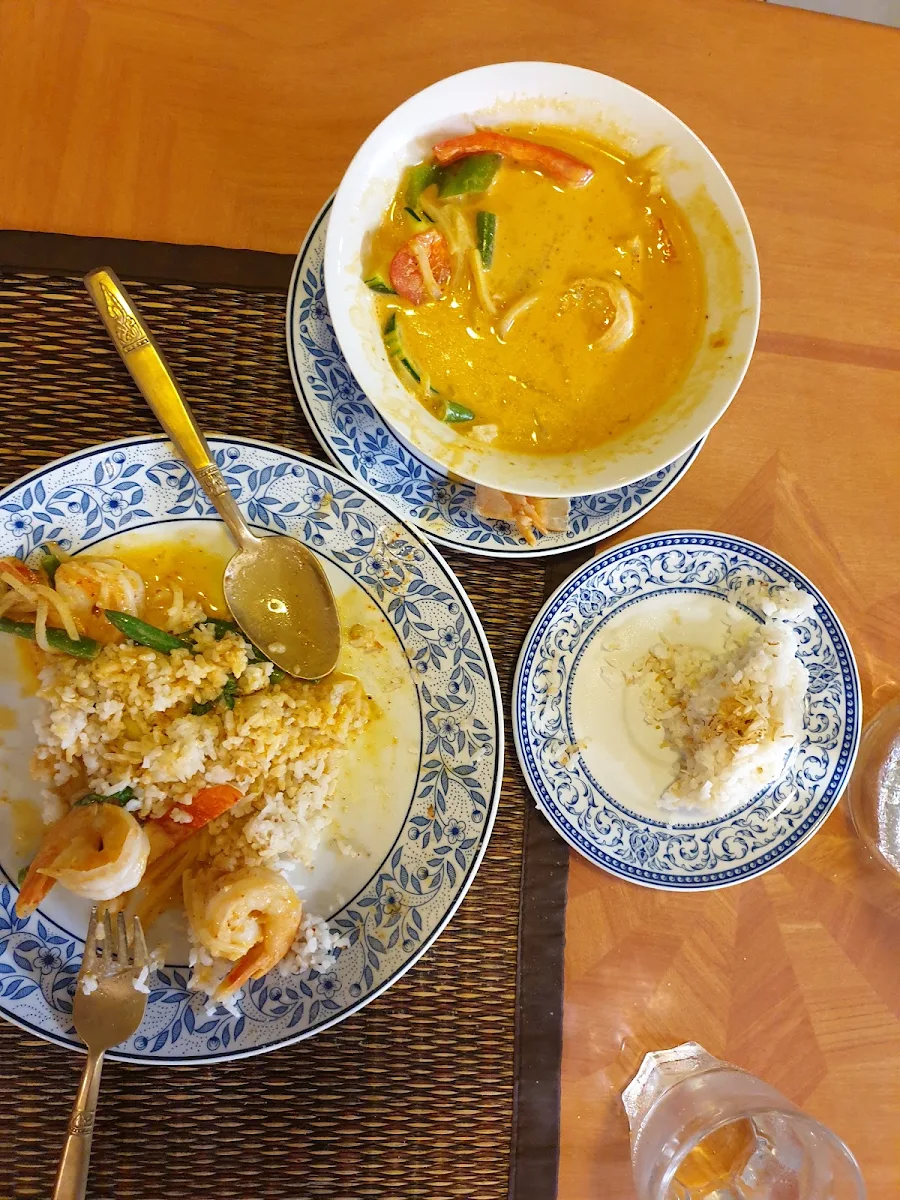 Green Chicken Curry, Thai Diamond Restaurant