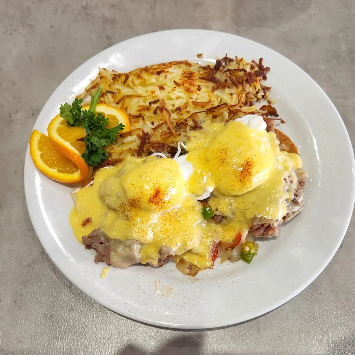 Prime Rib Benedict