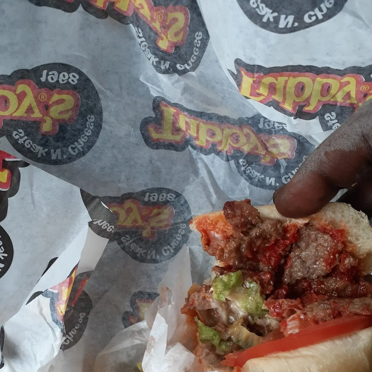 Pizza Sub Plus Bacon Plus Steak and Mushrooms