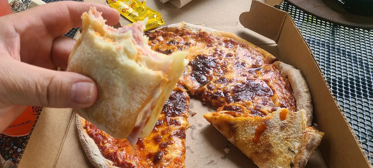 Ham and Cheese Sub and Cheese Pizza