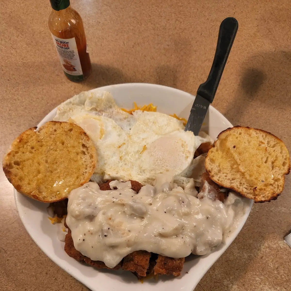 Country Fried Steak & Eggs