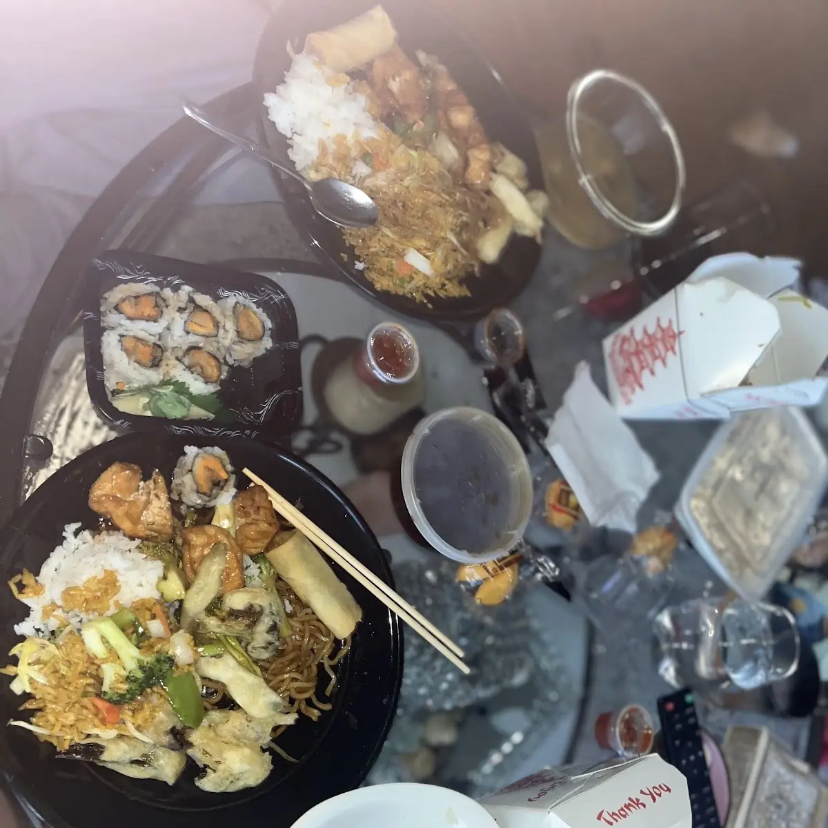 Tofu and Veggies Plus Spring Roll