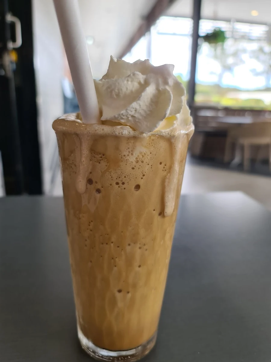 Salted Caramel Espresso Frappe, The Coffee Club Burleigh Heads