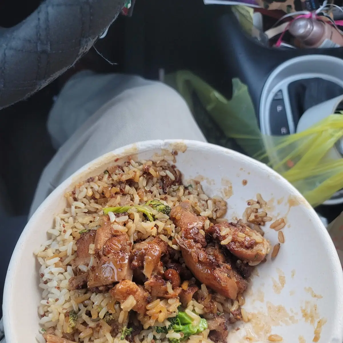 Teriyaki Broccoli and Chicken Bowl