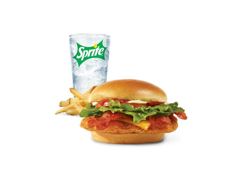 Spicy Chicken Club Combo, Wendy's