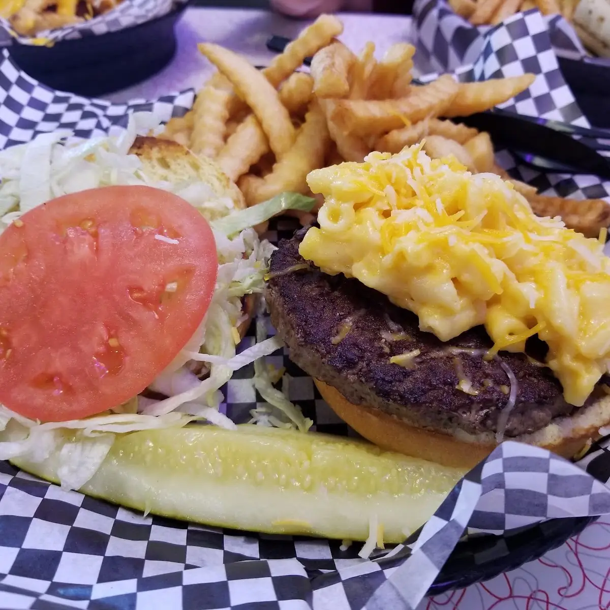 Mac and Cheese Burger