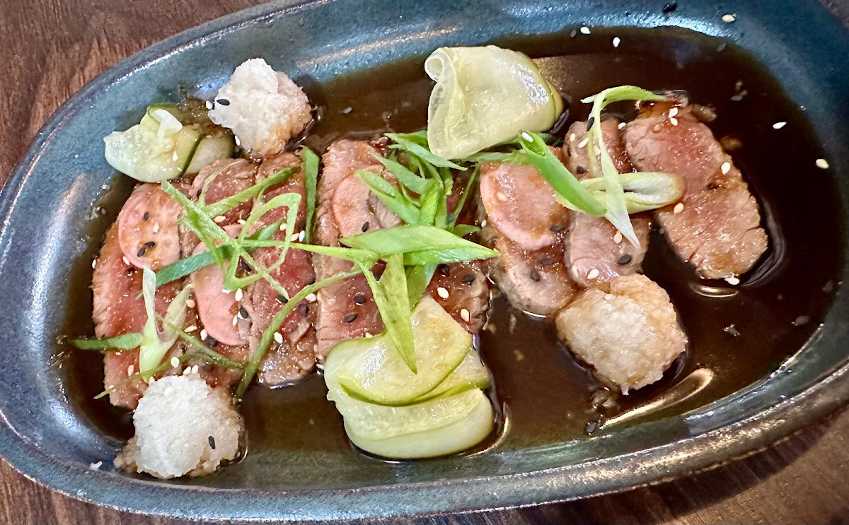Beef Tataki, Common Vice Wine Bar