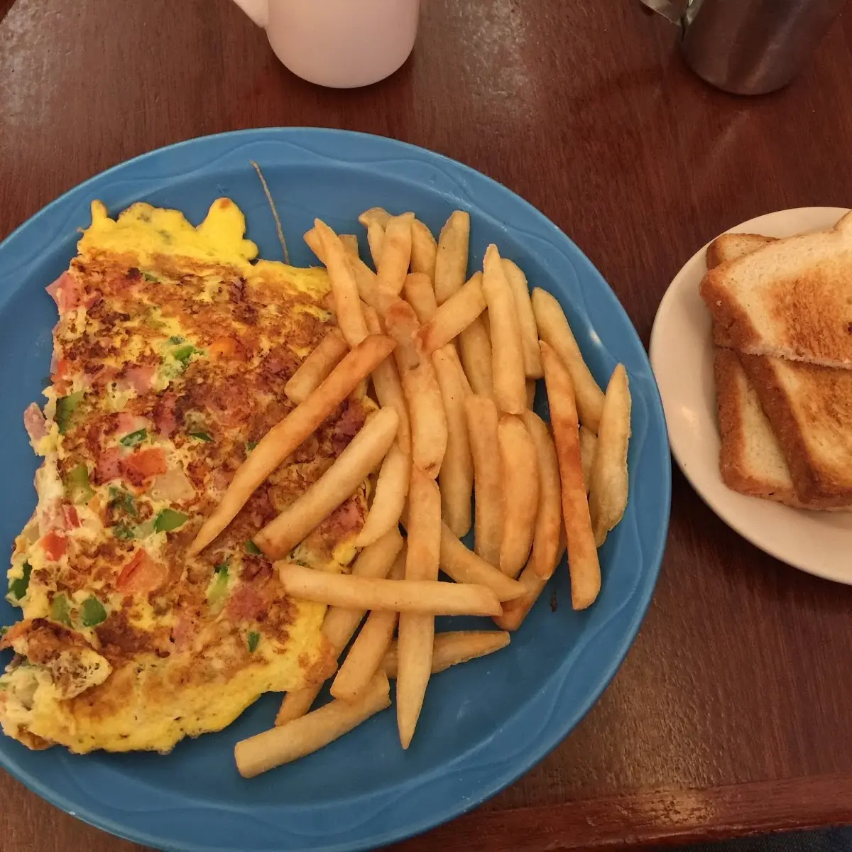 Western Omelette with Fries and Toast