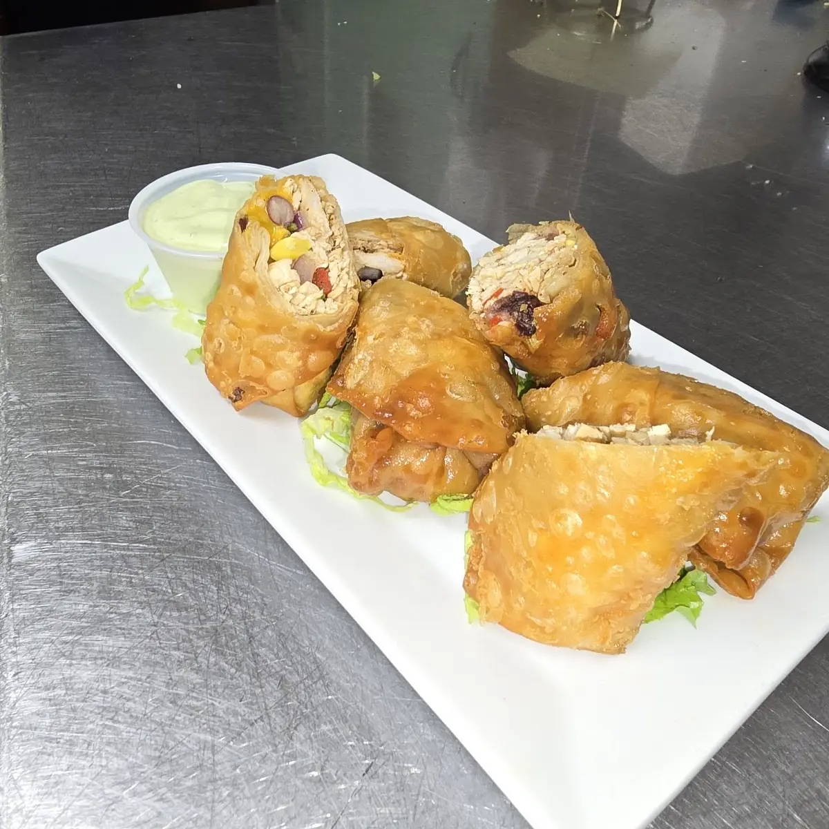 Southwest Chicken Egg Rolls