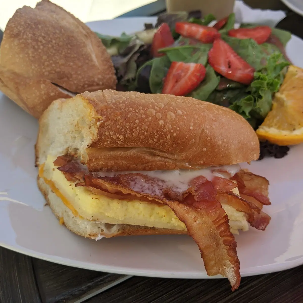Mediterranean Breakfast Sandwich