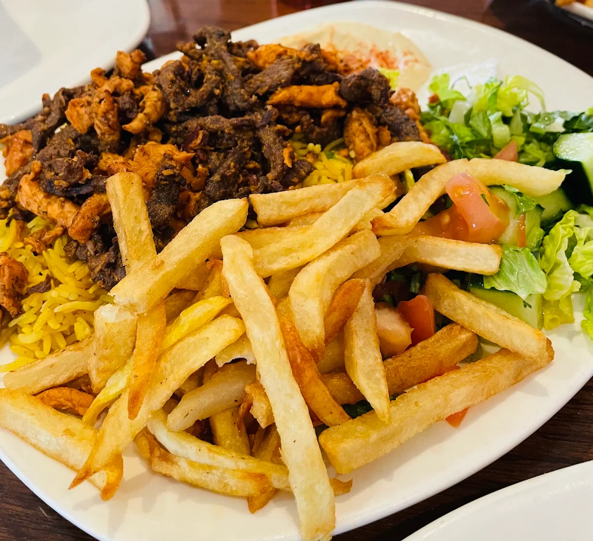 Mix Shawarma Wrap & Fries